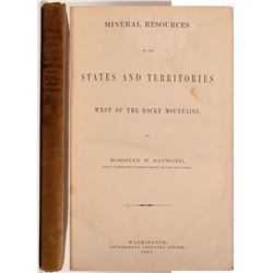 Mineral Resources of the States West of the Rockies by Raymond (104596)