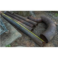 Hydraulic Mining Water Pipe, LaPorte (122786)