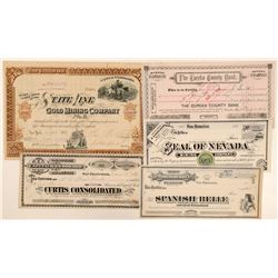 Nevada Mining Stocks (5)  (105501)