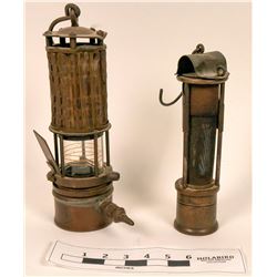 Miners Safety Lamp Pair  (122731)