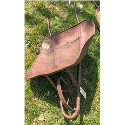 Rusty Ore Wheelbarrow  (122018)