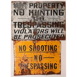 Utah Mine NO TRESPASSING Signs  (108243)