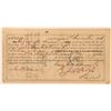 Image 1 : Union Mill & Mining Co. Promissory Note to William Sharon, Signed by Sharon & Fry  (113554)