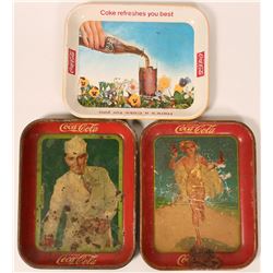 Coca Cola Serving Trays (3)  (110285)