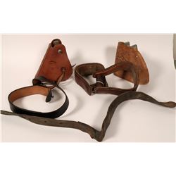 Leather Stirrups Group (4)  (108763)