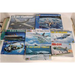 Model Airplanes & Ships by Revell (8)  (108514)