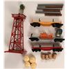 Image 1 : Model Train: Lionel Rotating beacon and cars  (121307)