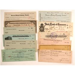 Wallace, Idaho Check Collection  (56175)