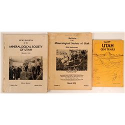 Utah Mineral Publications (3)  (108208)