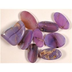 Polished Holly Purple/Blue Agates (105128)