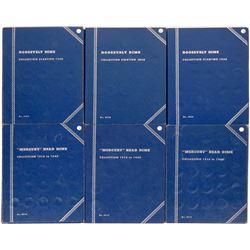 Mercury and Roosevelt Dime Albums  (122570)