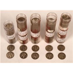 Mercury Head Dime Rolls  (122579)
