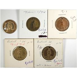 Anti Tobacco Tokens  (121455)