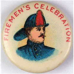 Fireman Pinback  (121797)