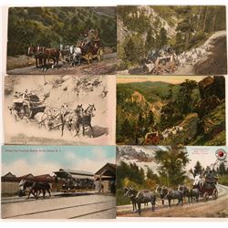 Stage Coach Postcards (6)  (118459)