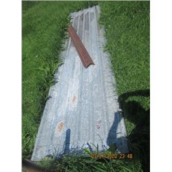 Approx 35 Sheet used 13' Galvanized Sheet Metal