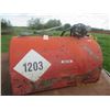 Image 1 : Westeel 125 Gal Fuel Slip Tank w 12 Volt Pump