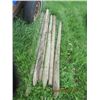 Image 3 : 35 pcs - 7) 8' Treated Posts 21) 7' Treated Posts 7) 6' Treated Posts