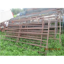 12) Metal Corral Panels 11) 10' 1) 8'