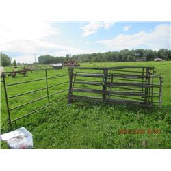 9- 10'  Metal Corral Panels