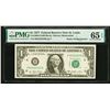 Image 1 : 1977 $1 St Louis Radar Federal Reserve Note PMG 65EPQ