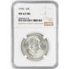 Image 1 : 1950 Franklin Half Dollar Coin NGC MS63FBL