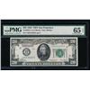 Image 1 : 1928 $20 San Francisco Federal Reserve Note PMG 65EPQ