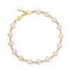 Image 1 : Plated 18KT Yellow Gold Diamond Bracelet