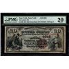 Image 1 : 1882 $20 New York National Bank Note PMG 20