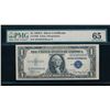 Image 1 : 1935A $1 Silver Certificate PMG 65