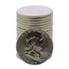 Image 1 : Roll of (20) Brilliant Uncirculated 1963 Franklin Half Dollar Coins