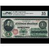 Image 1 : 1862 $1 Legal Tender Note PMG 35