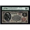 Image 1 : 1882 $5 Philadelphia National Bank Note PMG 30