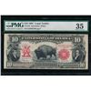 Image 1 : 1901 $10 Bison Legal Tender Note PMG 35