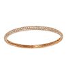 Image 1 : 6.16 CTW Diamond Bangle 18K Rose Gold - REF-556F4N