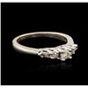 Image 2 : 14KT White Gold 0.33 ctw Diamond Ring