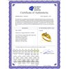 Image 2 : Genuine 0.20 CTW Green Amethyst Ring 14KT Yellow Gold - REF-47H2X