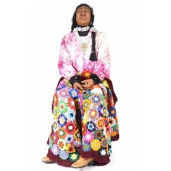 1930's Trading Post Cigar Store Indian Woman