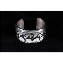 Navajo Gorgeous TR Singer Sterling Silver Bracelet