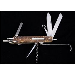 Kelly Liverpool Woodsman Multi-Blade Knife 19th C.