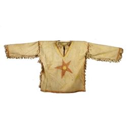 Ghost Dance Polychrome Painted Dance Shirt c. 1890