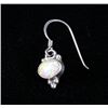 Image 18 : Sterling Silver Fire Opal Necklace and Earrings
