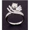 Image 2 : Vintage 1.80 ct Diamond Mid-Century Platinum Ring