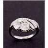 Image 6 : Vintage 1.80 ct Diamond Mid-Century Platinum Ring