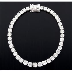 GORGEOUS 10.58 cts. Diamond 14K Gold Bracelet