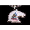 Image 1 : Zuni Mother of Pearl Horse Mosaic Inlay Necklace