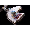 Image 3 : Zuni Mother of Pearl Horse Mosaic Inlay Necklace