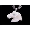 Image 7 : Zuni Mother of Pearl Horse Mosaic Inlay Necklace