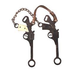 Adolph Biancani Bone & Steel Pistol Hackamore