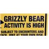 Image 3 : Grizzly Bear Warning Sign from Canada